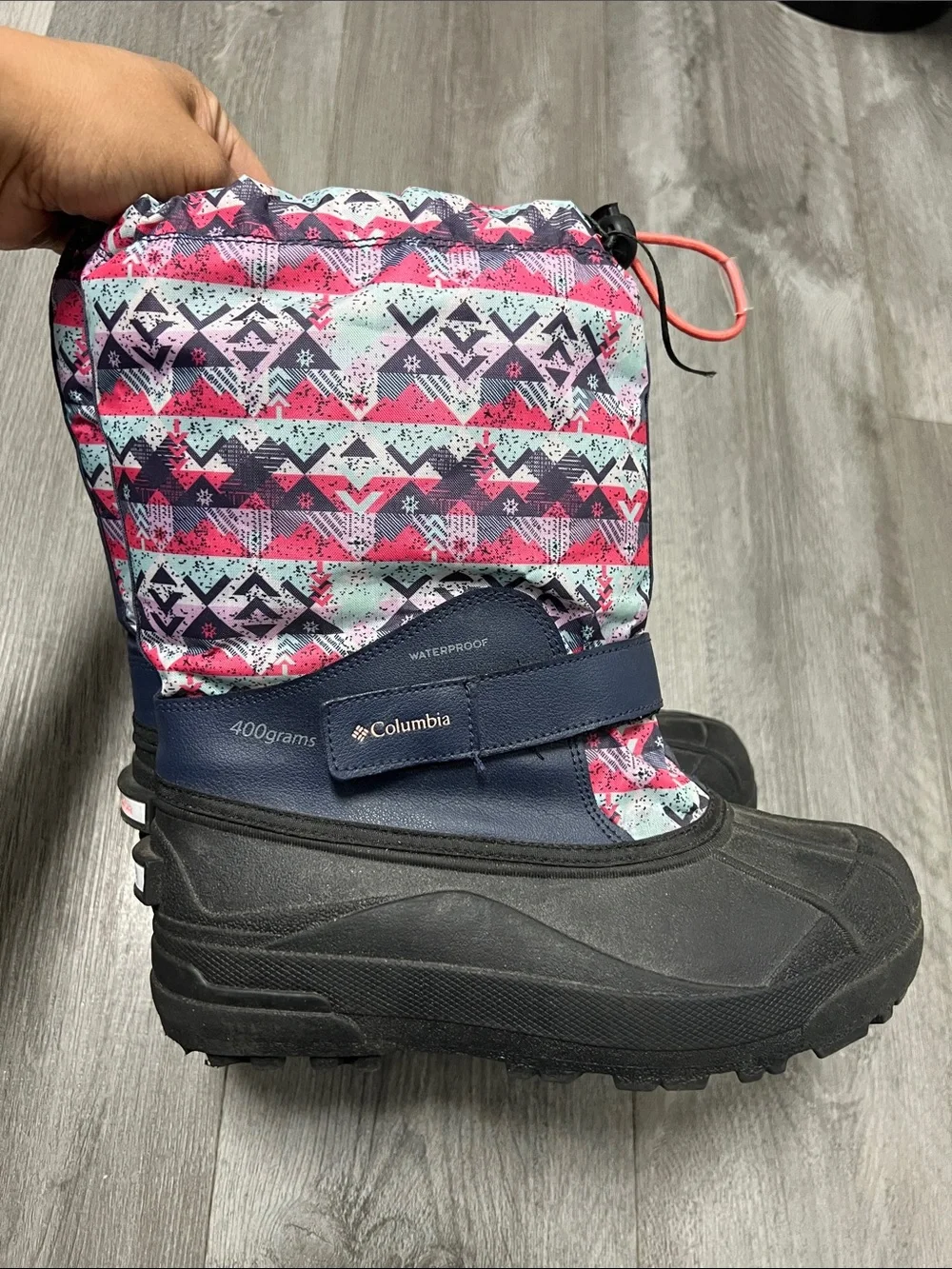 Columbia Powderbug Plus ll Snow Boot Big Girls 400g Insulated Waterproof/ size 5